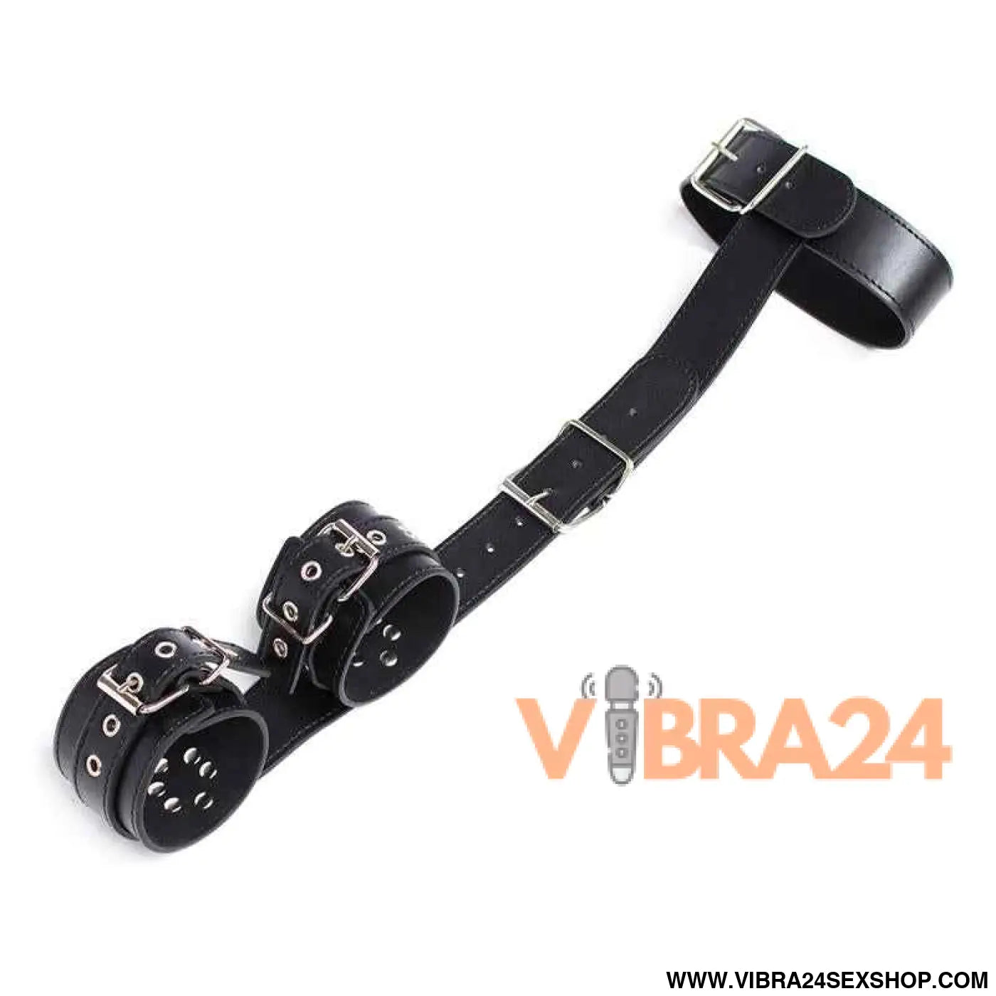 Collar with Restraints Adjustable Black