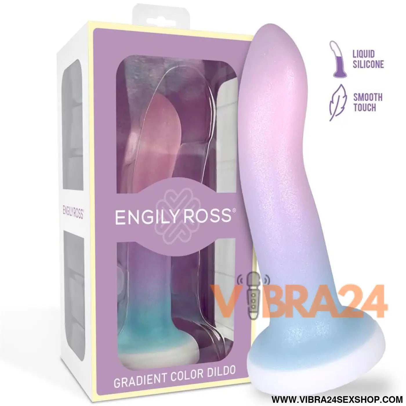 Color Gradient Colour with Suction Cup 13.6 cm
