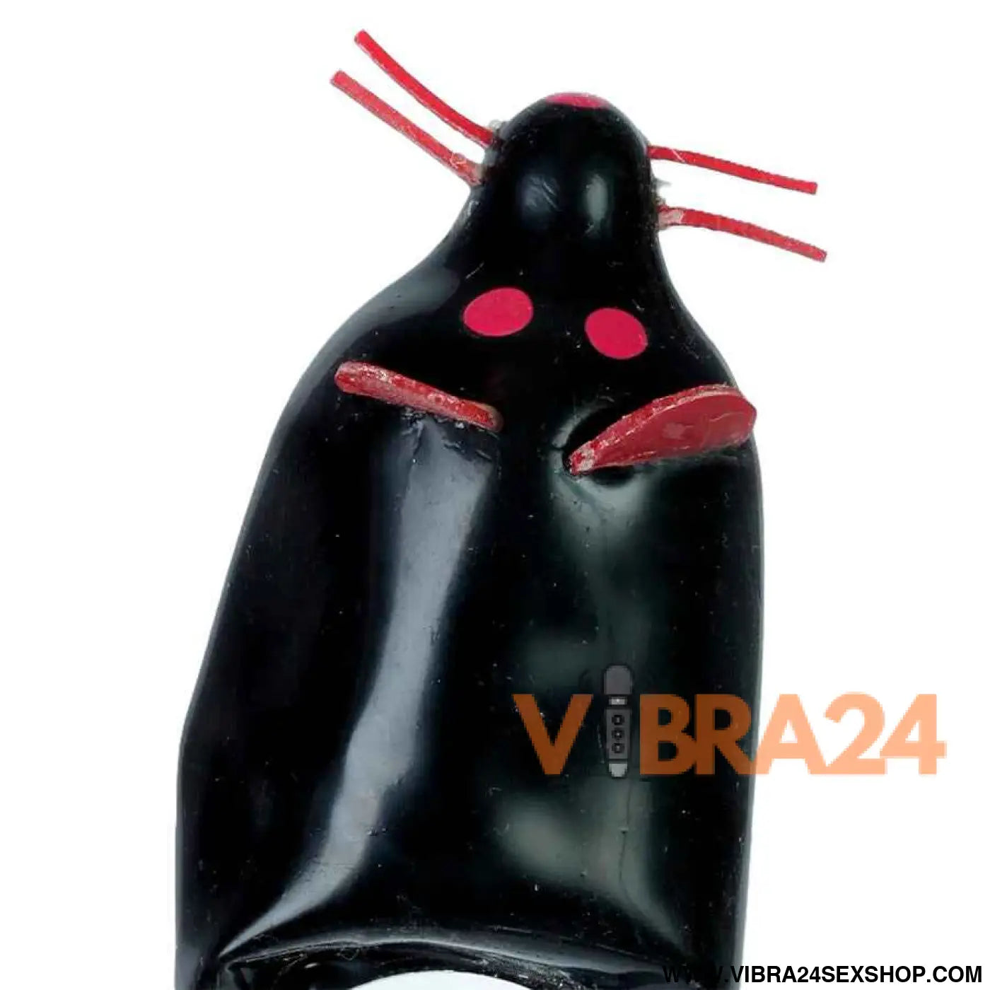 CONDOMERIE - PRESERVATIVOS NOVIDADES PINTADOS À MÃO BLACK MOUSE XL