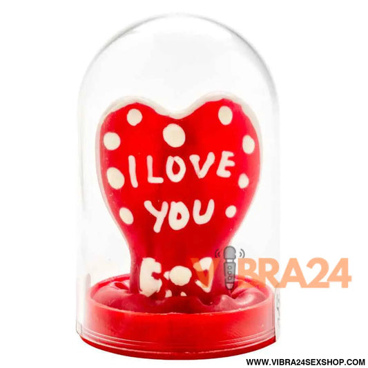 CONDOMERIE - PRESERVATIVOS NOVIDADES PINTADOS À MÃO CORAÇÃO - EU TE AMO MODELO 1