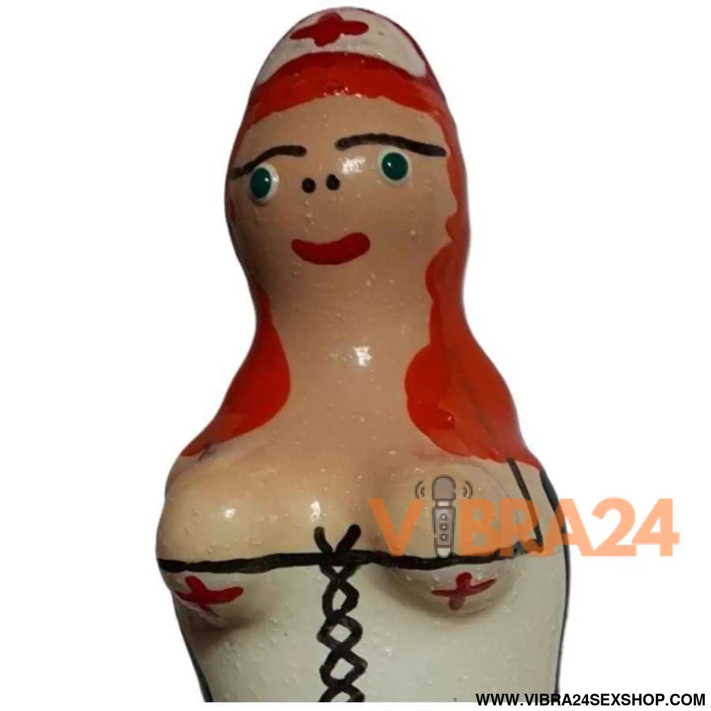 CONDOMERIE - PRESERVATIVOS NOVIDADES PINTADOS À MÃO ENFERMEIRA RUIVA