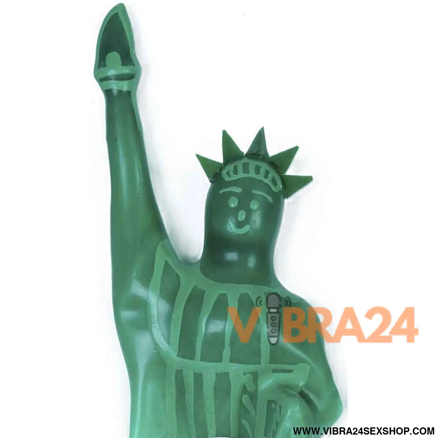 CONDOMERIE - PRESERVATIVOS NOVIDADES PINTADOS À MÃO ESTÁTUA DA LIBERDADE MODELO XL