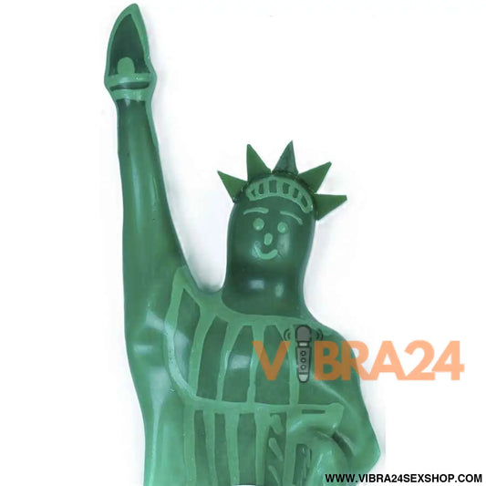 CONDOMERIE - PRESERVATIVOS NOVIDADES PINTADOS À MÃO ESTÁTUA DA LIBERDADE MODELO XL