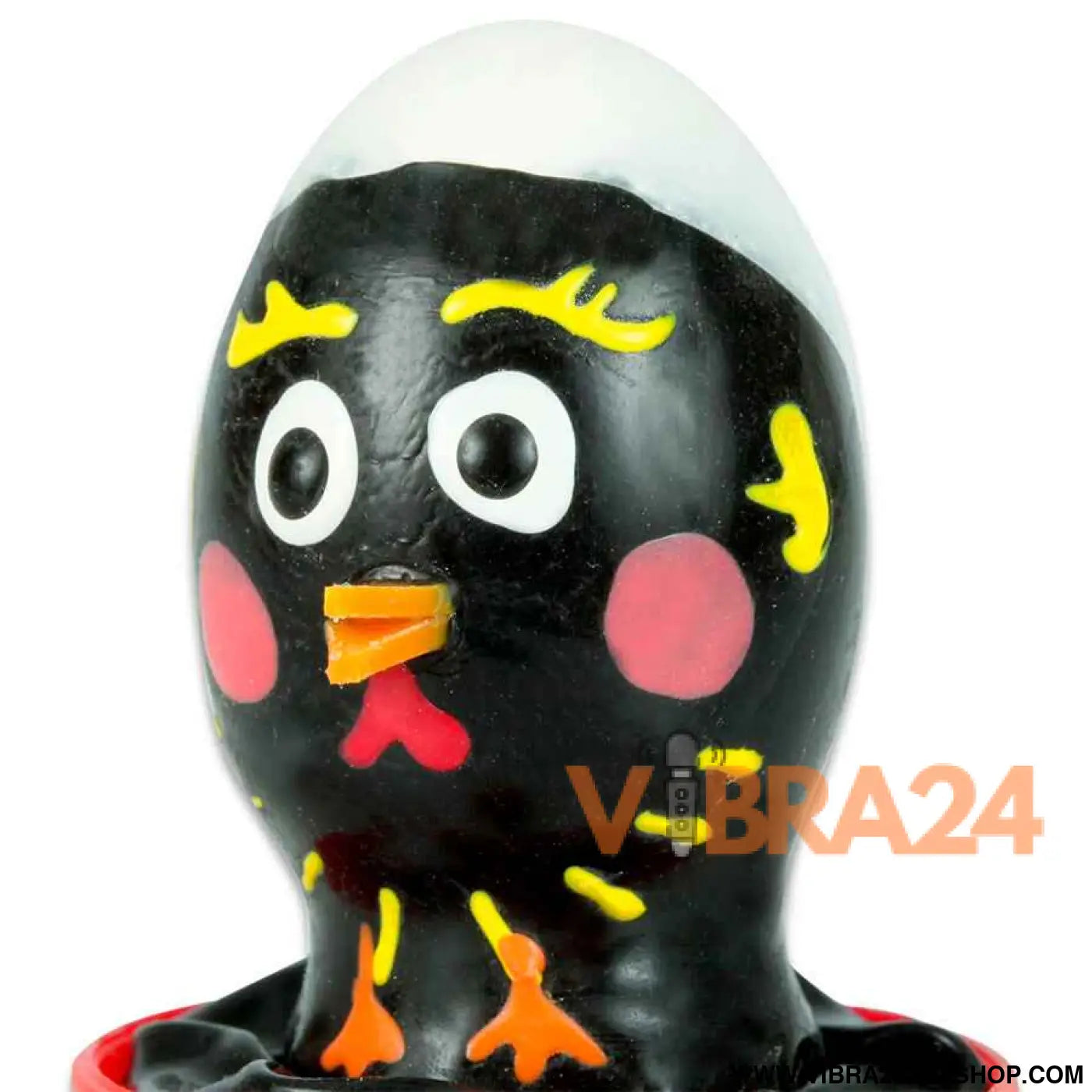 CONDOMERIE - PRESERVATIVOS NOVIDADES PINTADOS À MÃO GALINHA PRETO