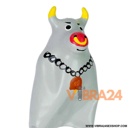 CONDOMERIE - PRESERVATIVOS NOVIDADES PINTADOS À MÃO MODELO BULL CINZA XL
