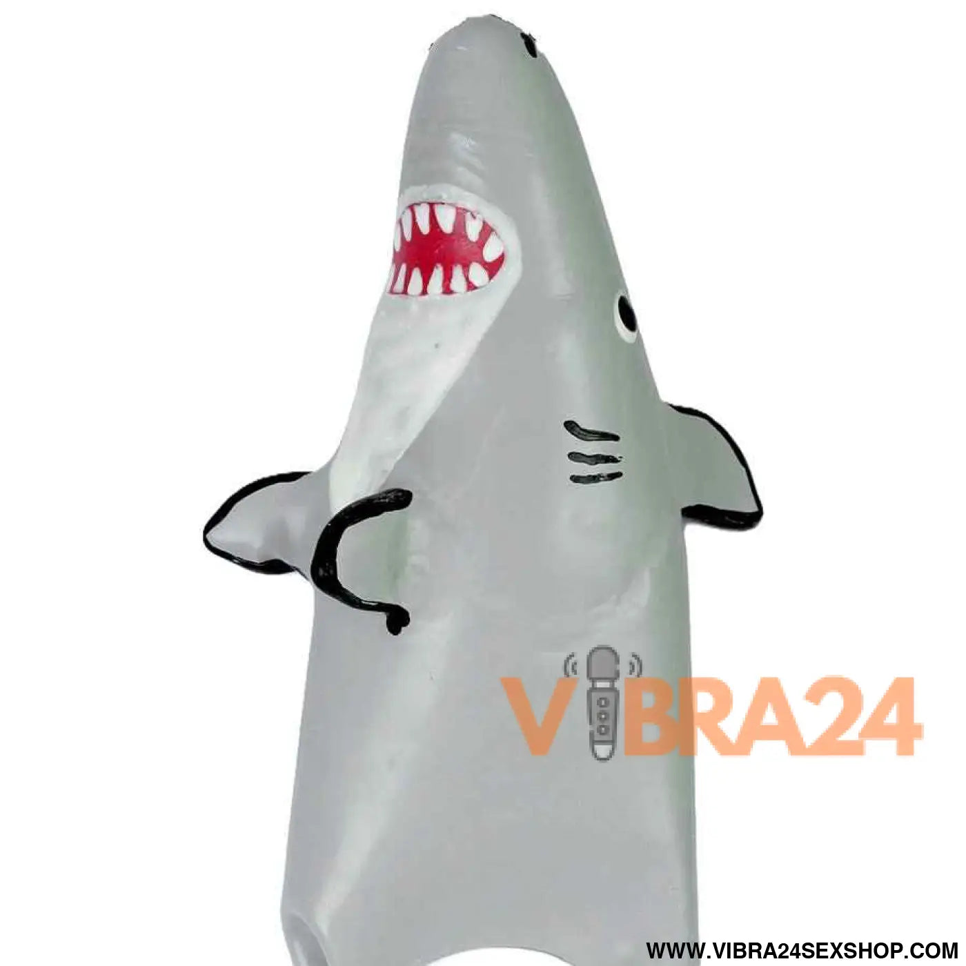 CONDOMERIE - PRESERVATIVOS NOVIDADES PINTADOS À MÃO MODELO TUBARÃO XL