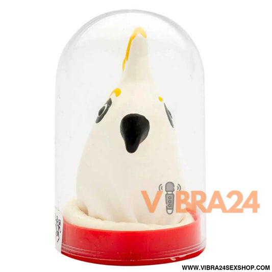 CONDOMERIE - PRESERVATIVOS NOVIDADES PINTADOS À MÃO PAPAGAIO BRANCO