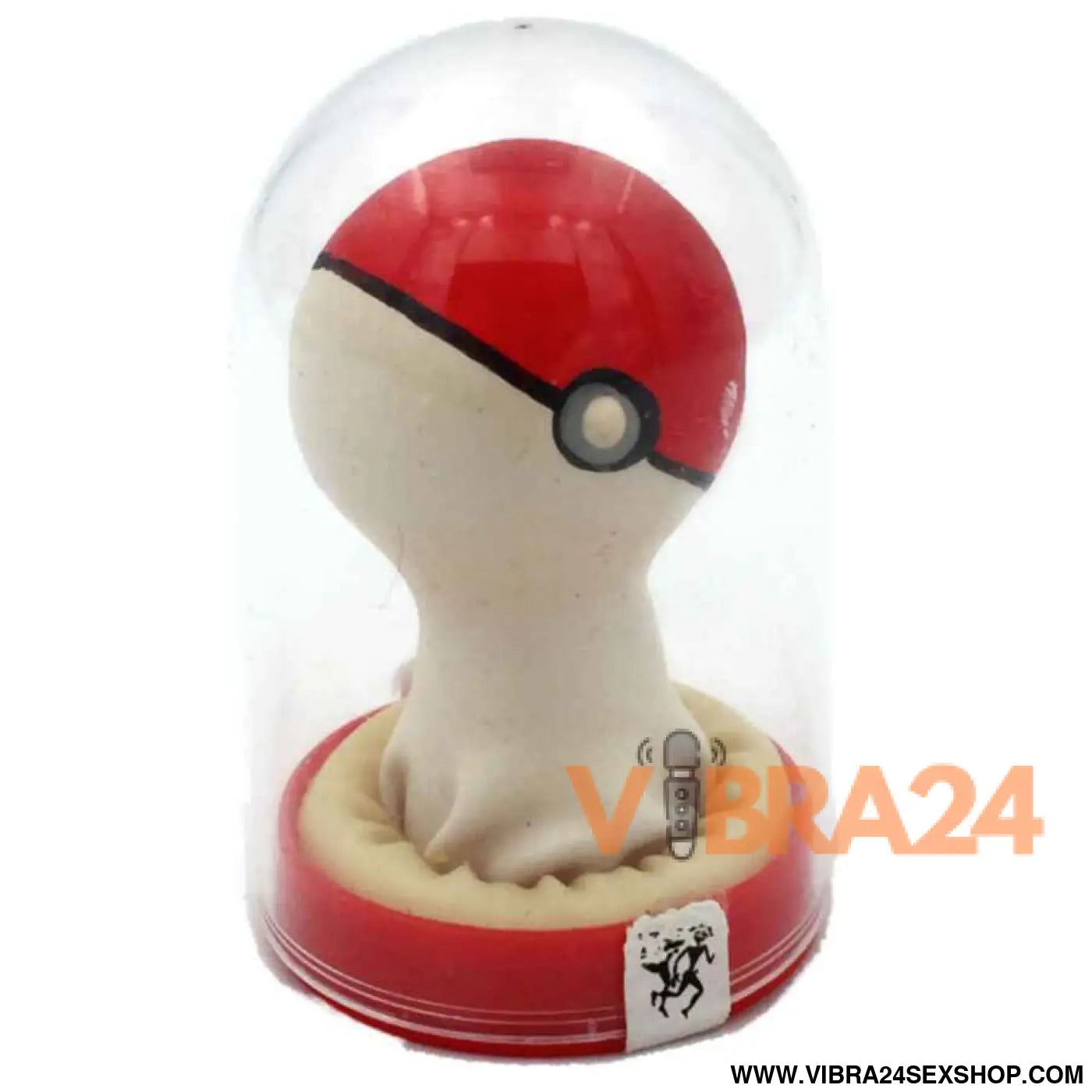 CONDOMERIE - PRESERVATIVOS NOVIDADES PINTADOS À MÃO POKEBALL VERMELHO-BRANCO