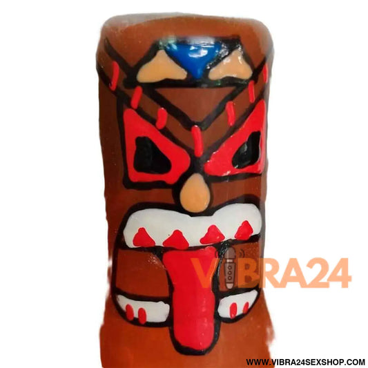 CONDOMERIE - PRESERVATIVOS NOVIDADES PINTADOS À MÃO TIKI TOTEM-01