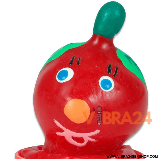 CONDOMERIE - PRESERVATIVOS NOVIDADES PINTADOS À MÃO TOMATE