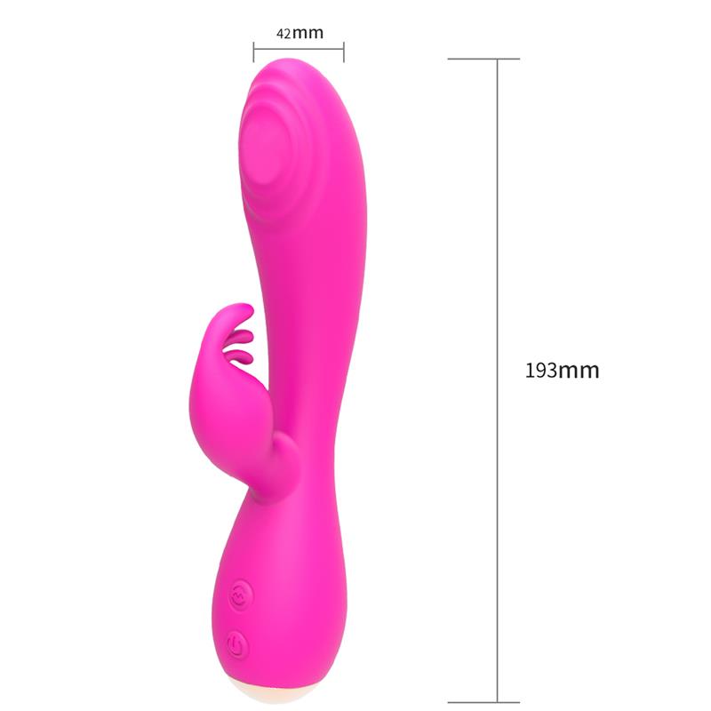 Vibrador Mágico Coelho Fúcsia com Pulsação