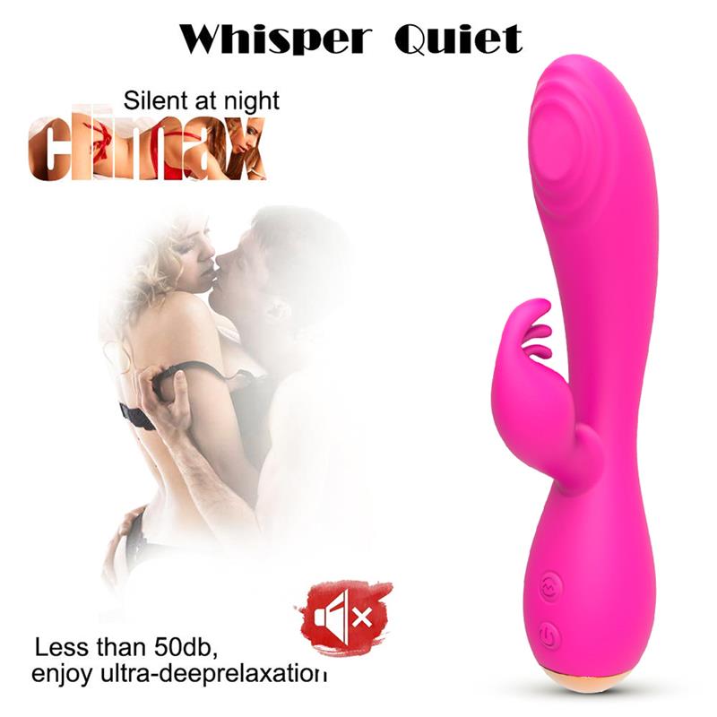Vibrador Mágico Coelho Fúcsia com Pulsação