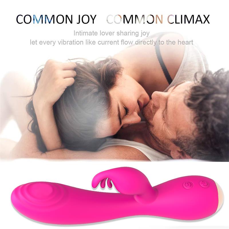 Vibrador Mágico Coelho Fúcsia com Pulsação