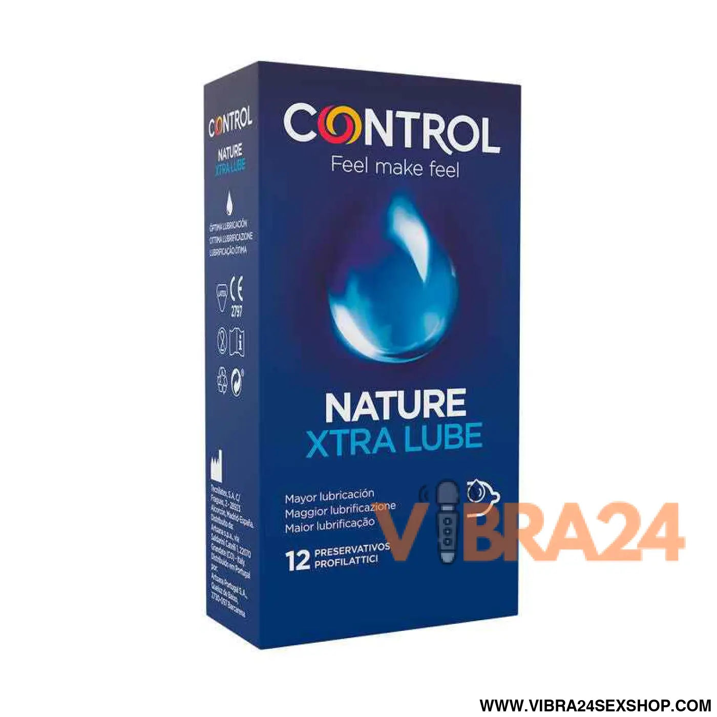 CONTROL - ADAPTA NATURE EXTRALUBE CONDOMS 12 UNITS