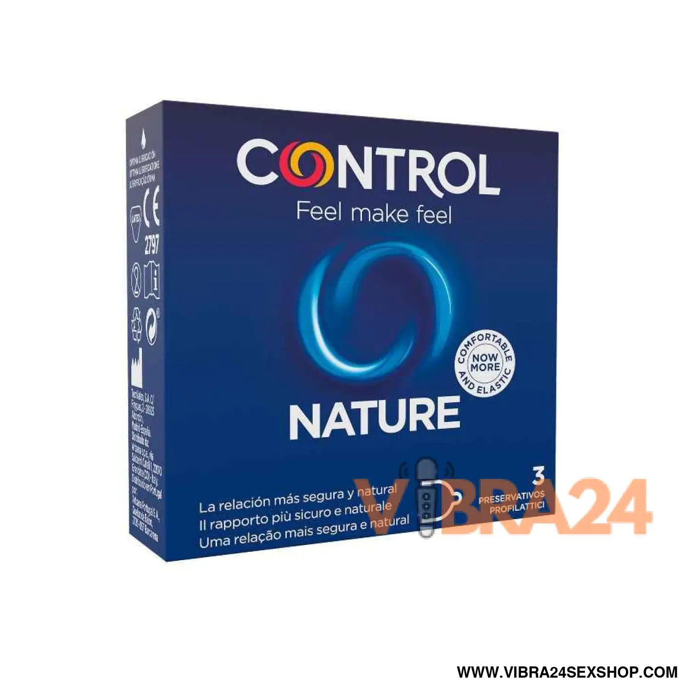 CONTROL - ADAPTA NATURE PRESERVATIVOS 3 UNIDADES