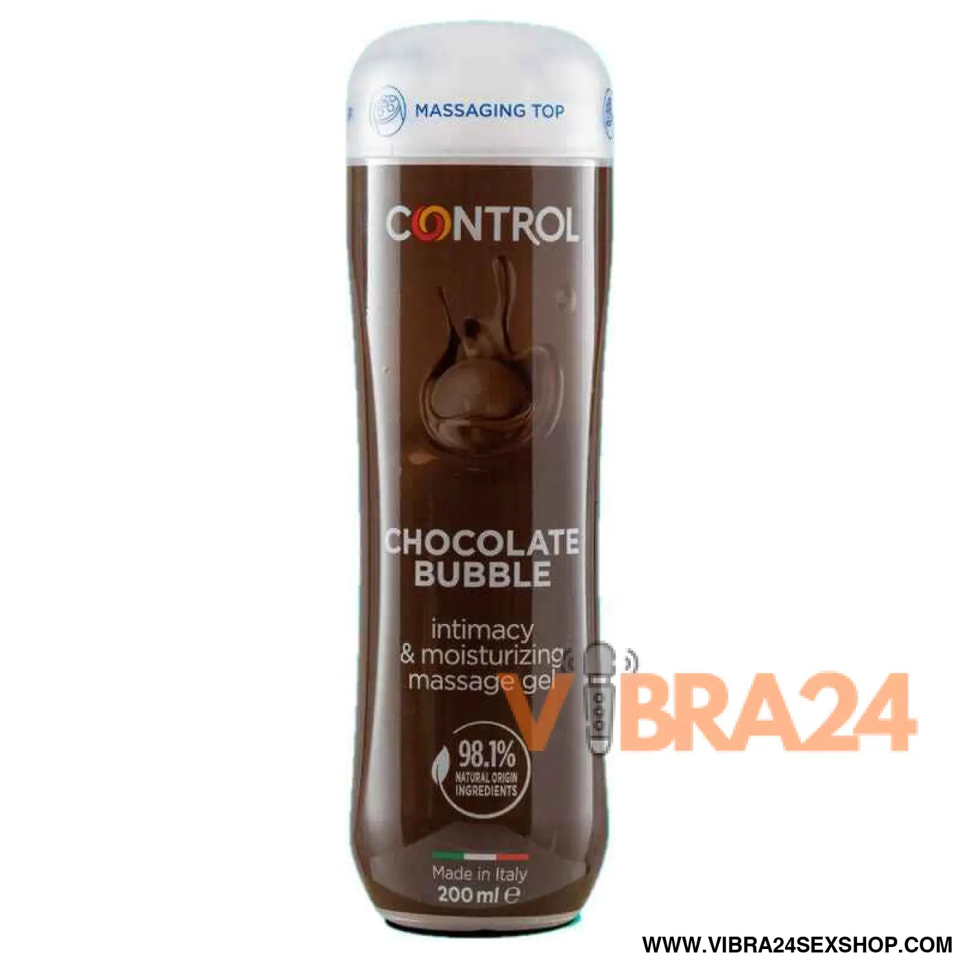 CONTROL - GEL DE MASSAGEM 3 EM 1 BOLHA CHOCOLATE 200 ML