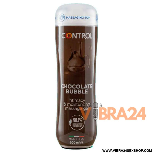 CONTROL - GEL DE MASSAGEM 3 EM 1 BOLHA CHOCOLATE 200 ML