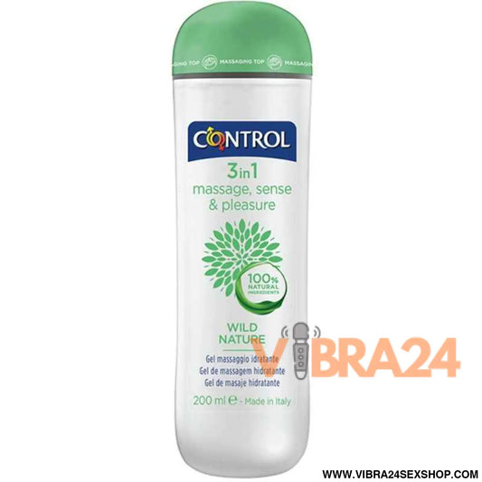 CONTROL - GEL DE MASSAGEM NATUREZA SELVAGEM 3 EM 1 200 ML