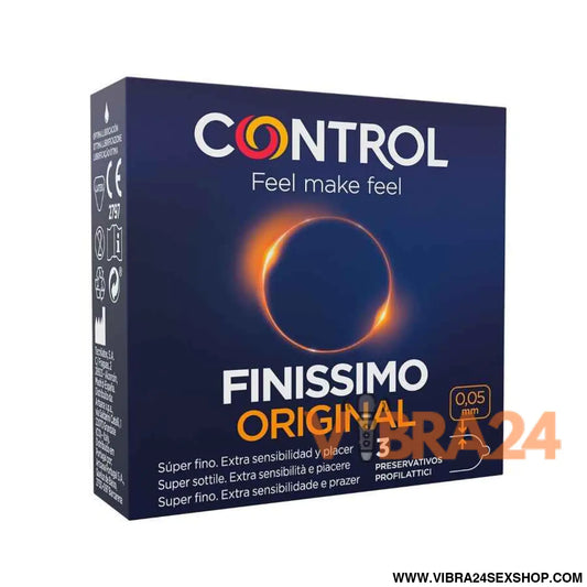 CONTROL - PRESERVATIVOS FINISSIMO 3 UNIDADES