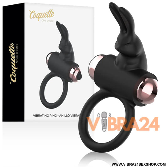 COQUETTE CHIC DESIRE - Anel Vibrador Preto Ouro