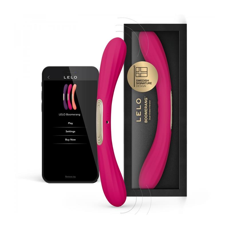 Boomerang: Vibrador Duplo Premium para Casais com Motores Independentes e Controlo por App