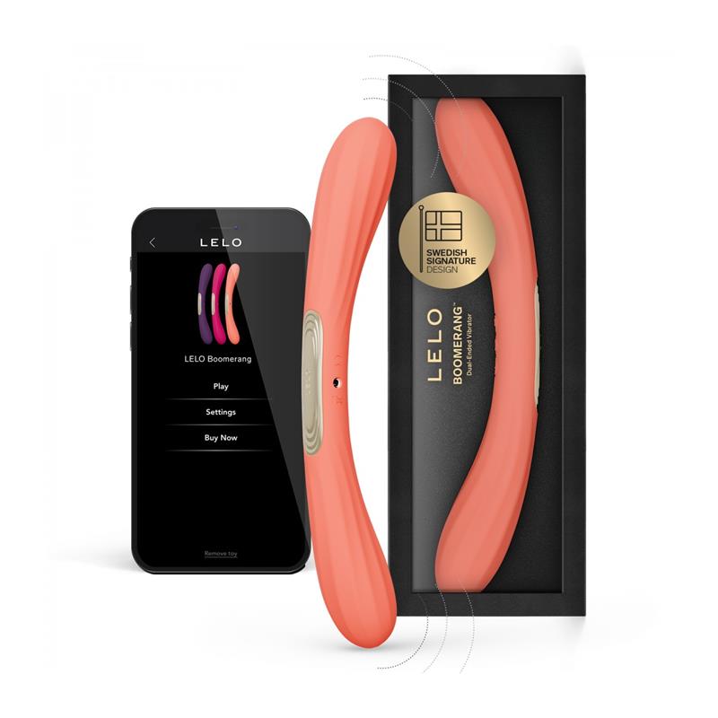 Boomerang: Vibrador Duplo Premium para Casais com Motores Independentes e Controlo por App