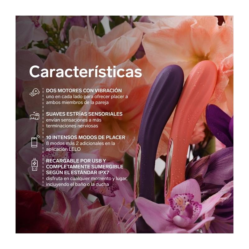 Boomerang: Vibrador Duplo Premium para Casais com Motores Independentes e Controlo por App