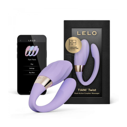 Tiani Twist: Massageador Duplo para Casais com Tecnologia SmoothRise™ e Controlo por App