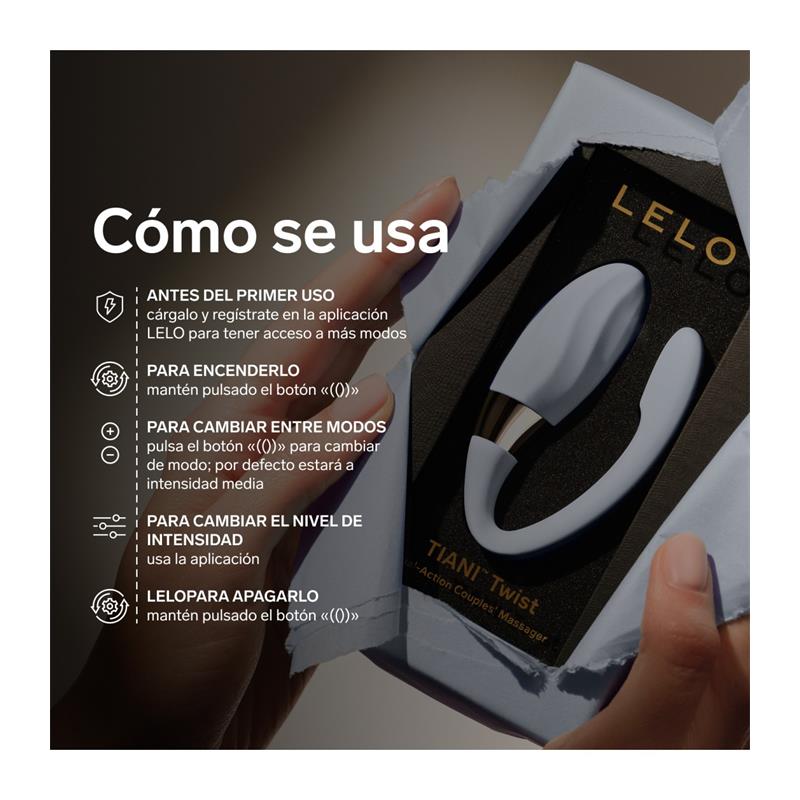 Tiani Twist: Massageador Duplo para Casais com Tecnologia SmoothRise™ e Controlo por App