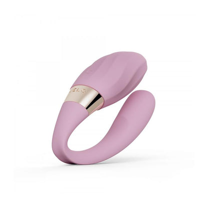 LELO – Tiani Twist: Massageador Duplo para Casais com Tecnologia SmoothRise™, 10 Modos e Controlo por App em Rosa Suave