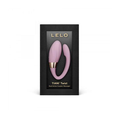 LELO – Tiani Twist: Massageador Duplo para Casais com Tecnologia SmoothRise™, 10 Modos e Controlo por App em Rosa Suave