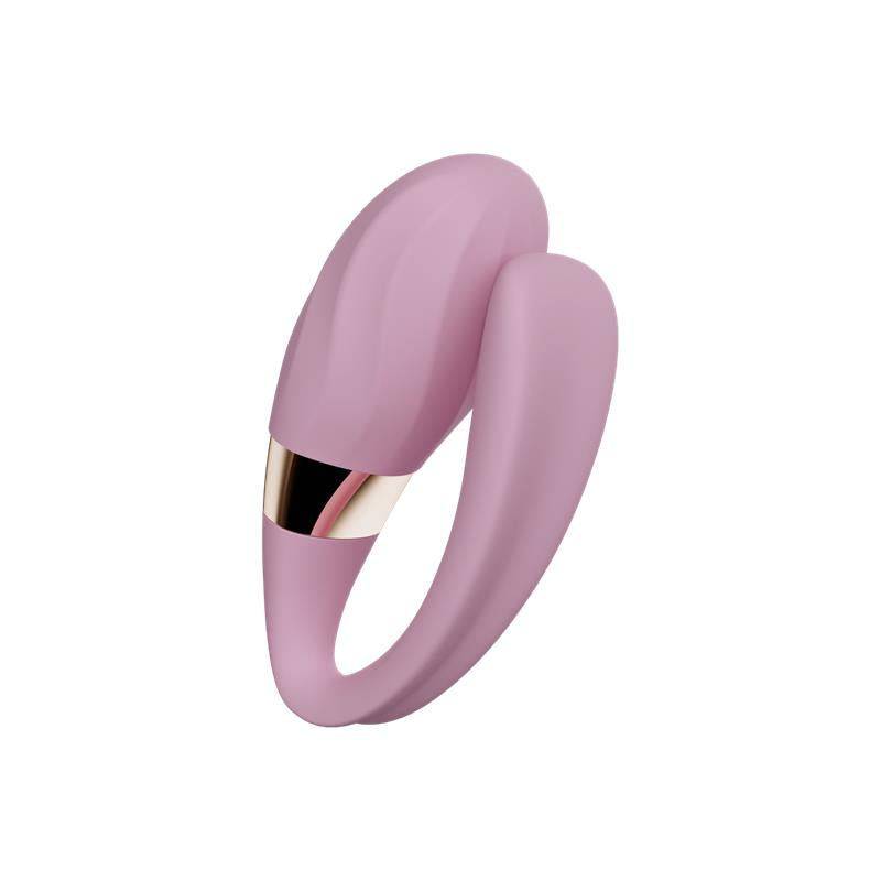 LELO – Tiani Twist: Massageador Duplo para Casais com Tecnologia SmoothRise™, 10 Modos e Controlo por App em Rosa Suave