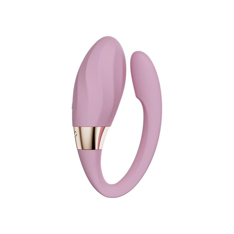 LELO – Tiani Twist: Massageador Duplo para Casais com Tecnologia SmoothRise™, 10 Modos e Controlo por App em Rosa Suave