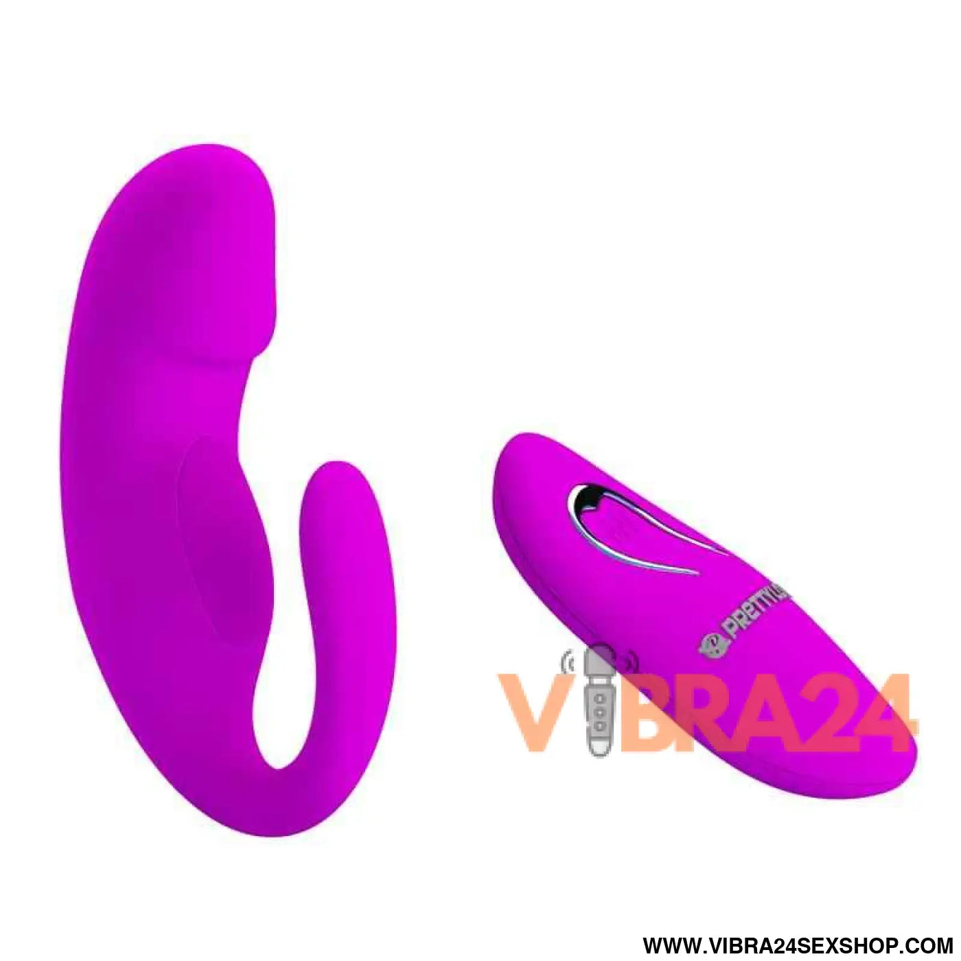 Couples Toy with Remote control Pink