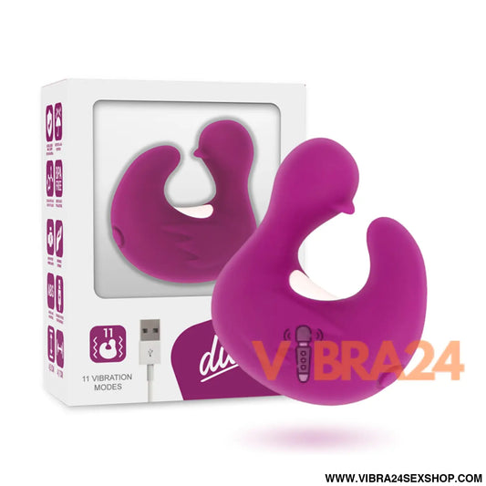 COVERME - DEDAL DE PATO ESTIMULANTE SILICONE RECARREGÁVEL DUCKYMANIA
