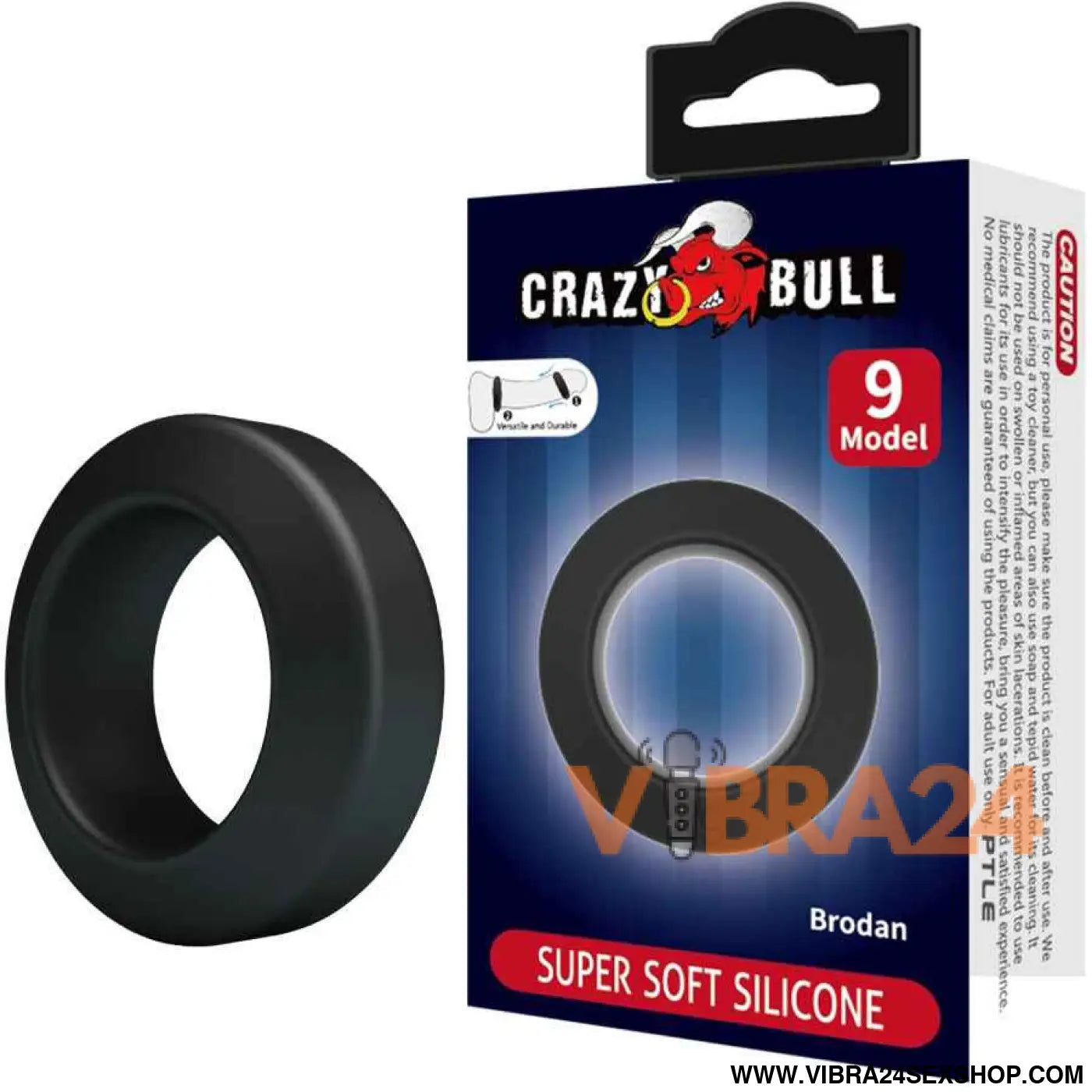 CRAZY BULL ANEL DE SILICONE BRODAN MODELO 9 - Conforto e Estilo para Seu Dia