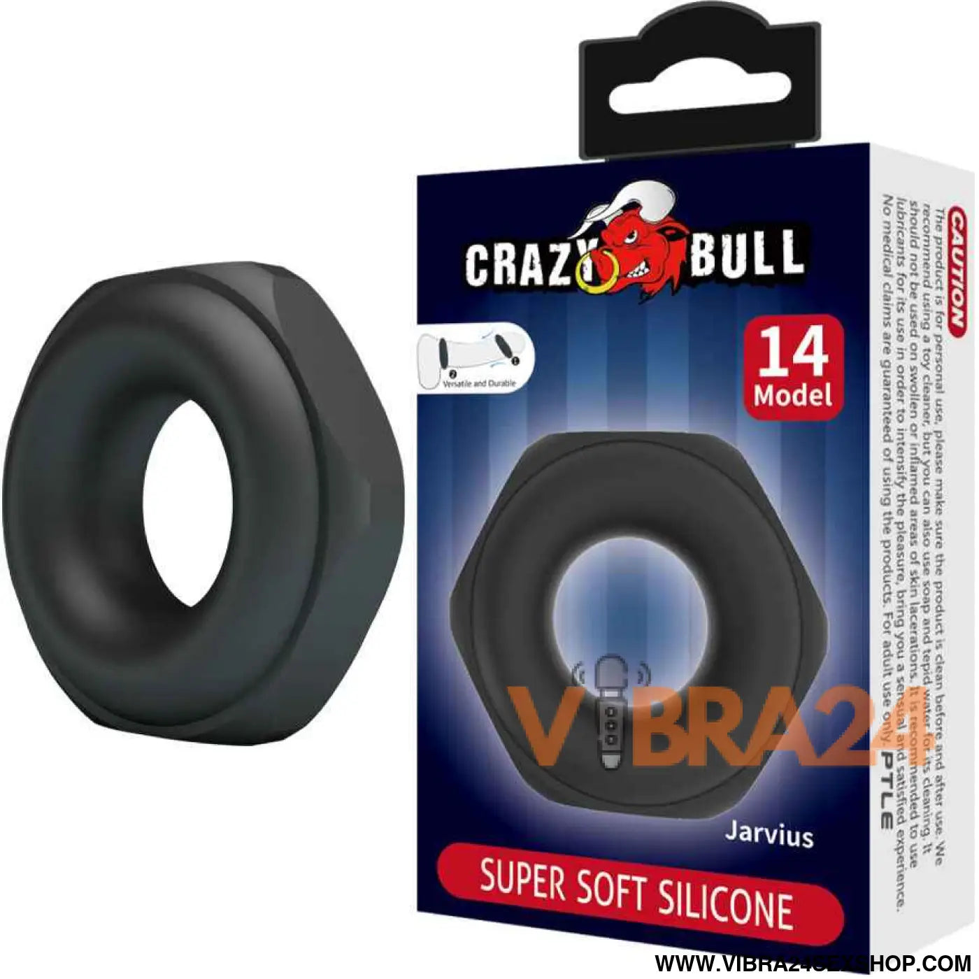CRAZY BULL - ANEL DE SILICONE JARVIUS MODELO 14