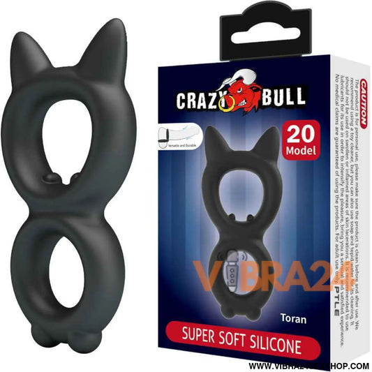 CRAZY BULL - ANEL DUPLO DE SILICONE TORAN MODELO 20