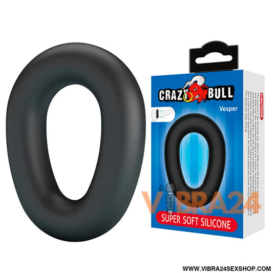 Crazy Bull – Vesper: Anel Peniano Minimalista em Silicone Super Macio para Firmeza e Conforto Duradouros