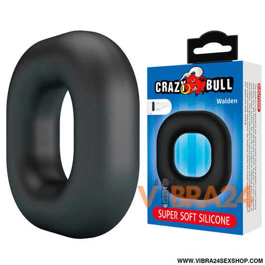Crazy Bull – Walden: Anel Peniano Robusto em Silicone Super Macio para Firmeza e Conforto Duradouros