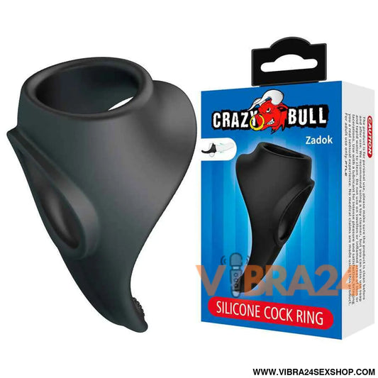 CRAZY BULL - ZADOK ANEL ERGONÔMICO COM ESTIMULADOR PERINEAL