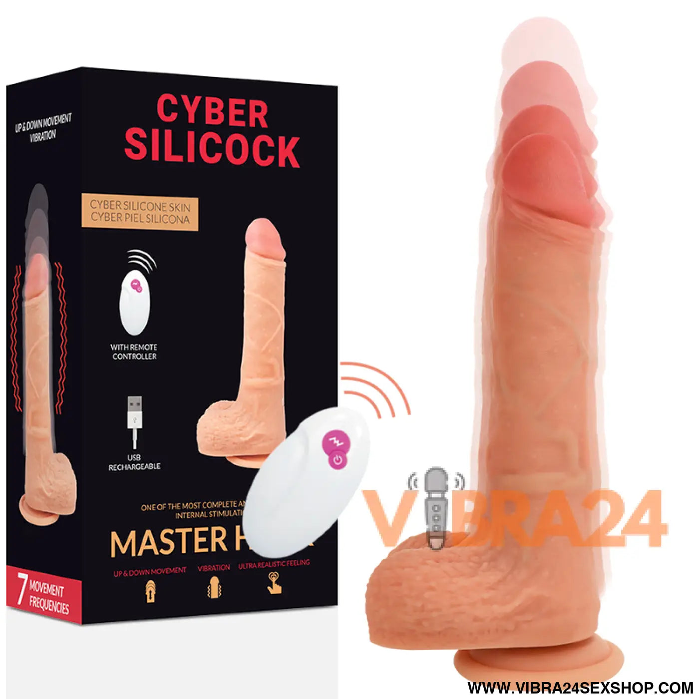 CYBER SILICOCK - CONTROLE REMOTO REALÍSTICO MASTER HUCK 20.9 CM -O- 4