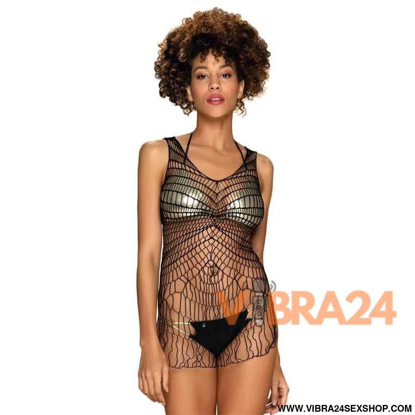 D607 Fishnet Dress