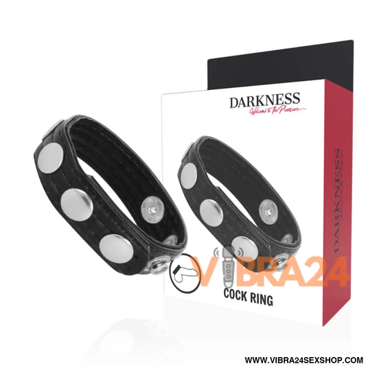 DARKNESS - ANEL DE EREO COURO