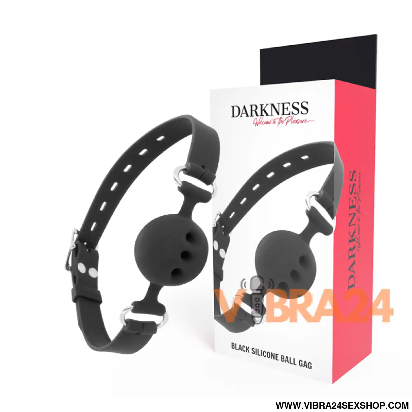 DARKNESS - MORDAA DE SILICONE RESPIRVEL PRETA