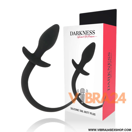 DARKNESS - PLUG ANAL 28 CM SILICONE PRETO