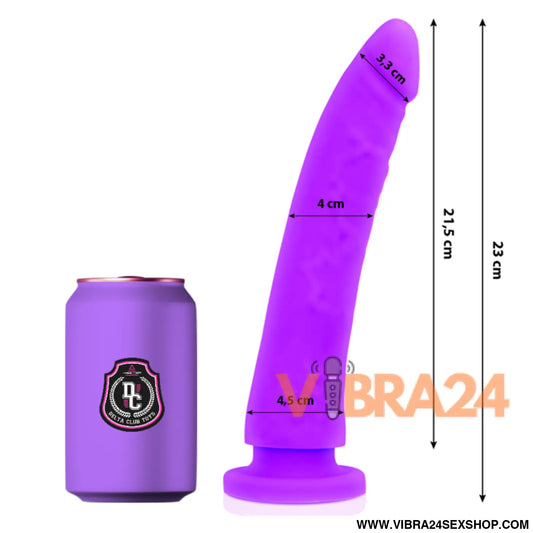 DELTA CLUB - TOYS LILAC DILDO MEDICAL SILICONE 23 CM -O- 4.5