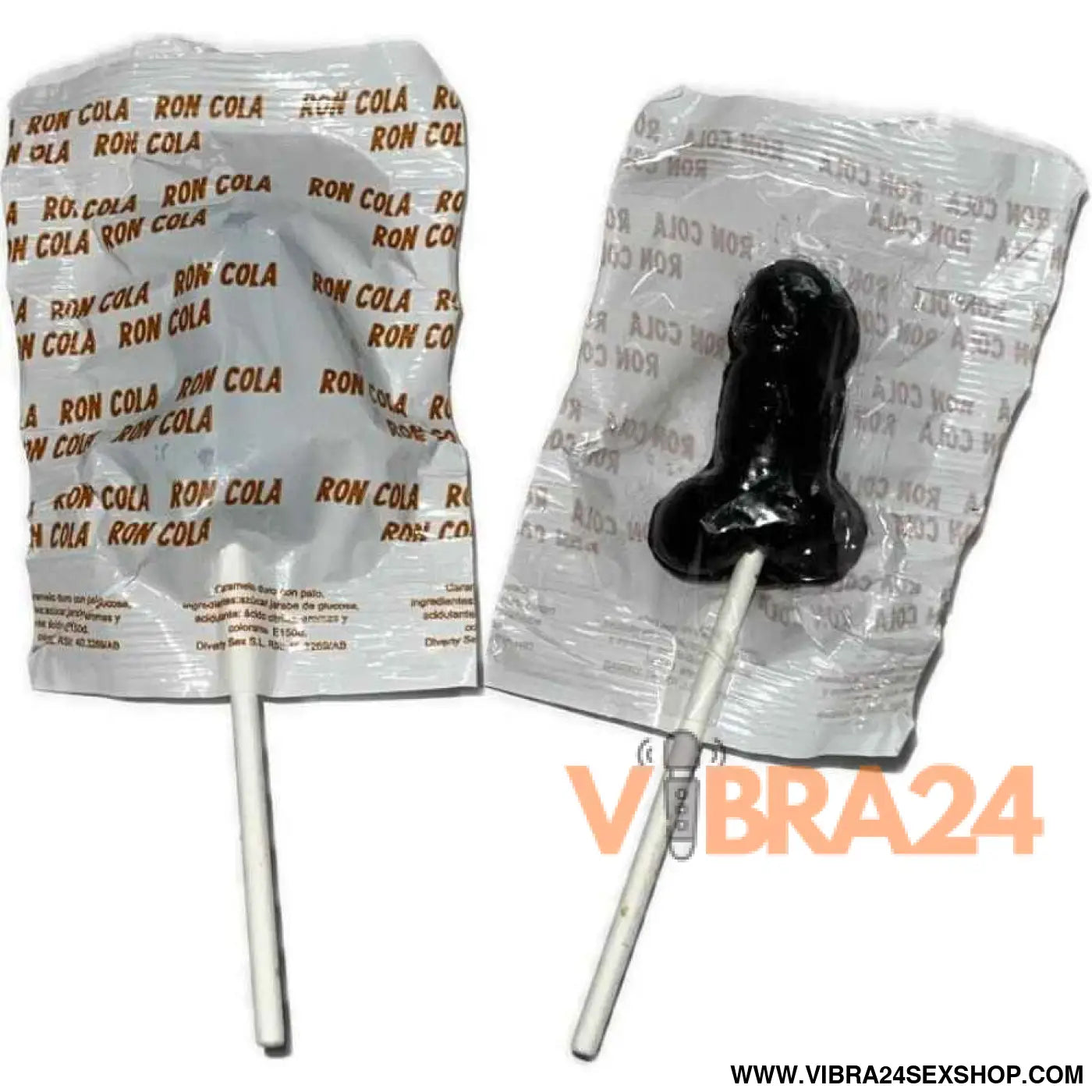 DIABLO GOLOSO - 1 PÊNIS PIRULITO RON COLA SABOR 10% ÁLCOOL