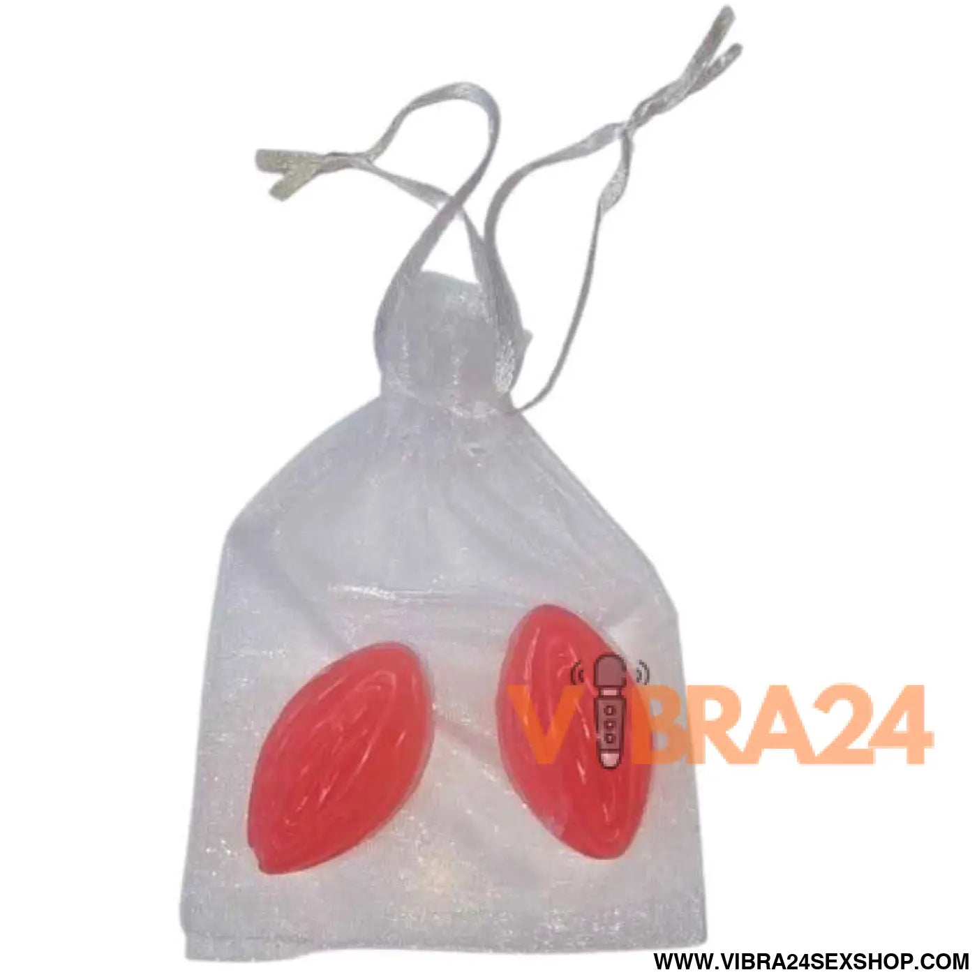 DIABLO PICANTE - 2 SABONETES PERFUMADOS EM FORMATO DE VAGINA VERMELHOS