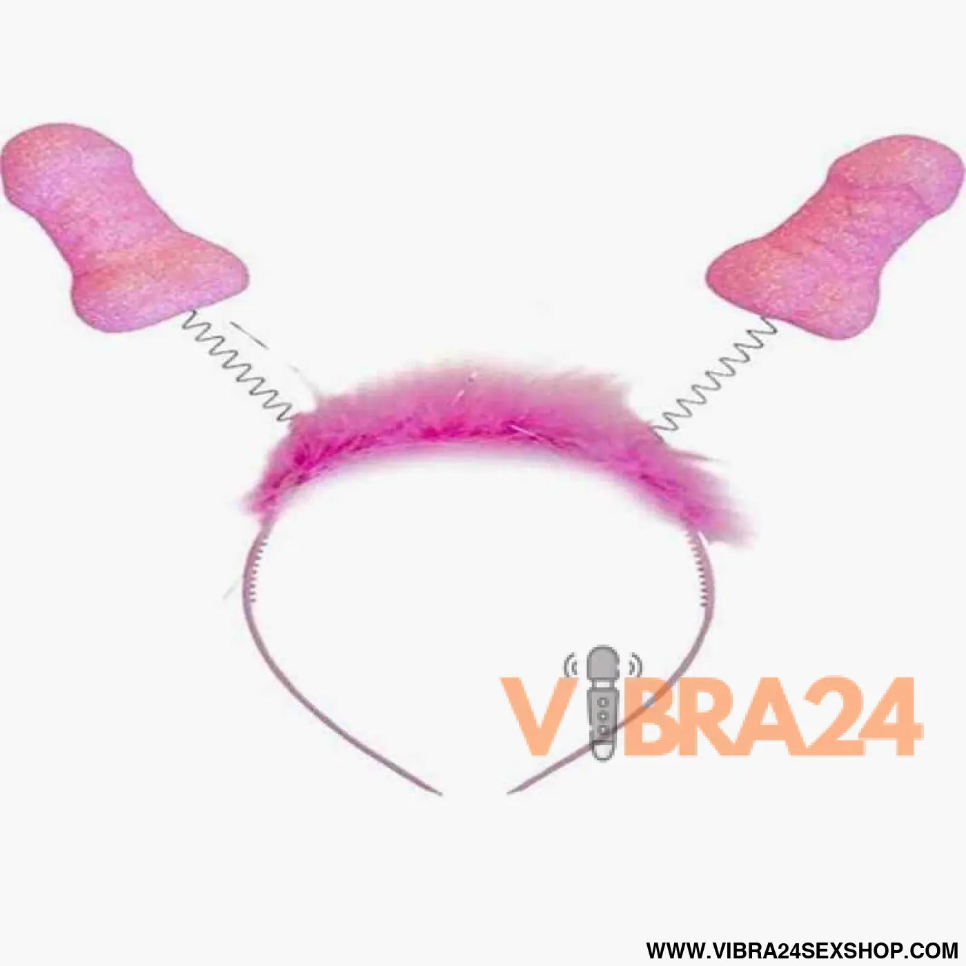 DIABLO PICANTE - 6 UNIDADES ANTENAS PITO ROSA GLITTER